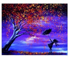 Diamentowa Mozaika Magiczne Drzewo Z Dziewczynką 30x40Cm Kreatywne Diamenty