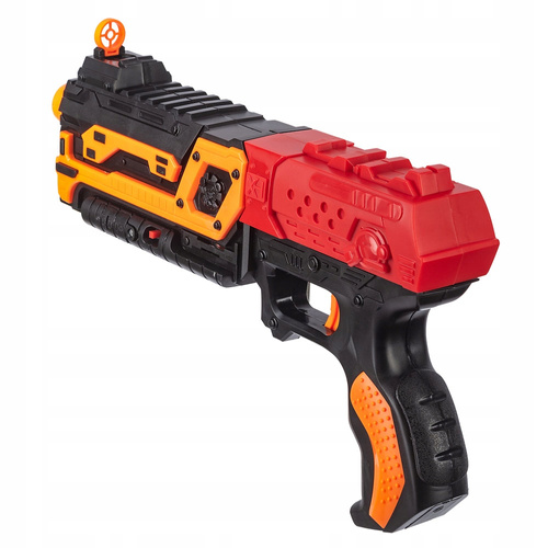 PISTOLET ZE STATYWEM NA NABOJE MIĘKKIE Z DŹWIĘKIEM BEZPIECZNY DLA DZIECI