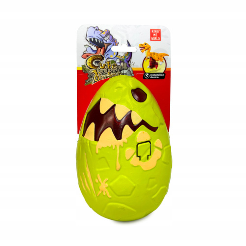 Dinozaur W Jajku - Zestaw Z Dźwiękiem I Światłem Skamielina Składany