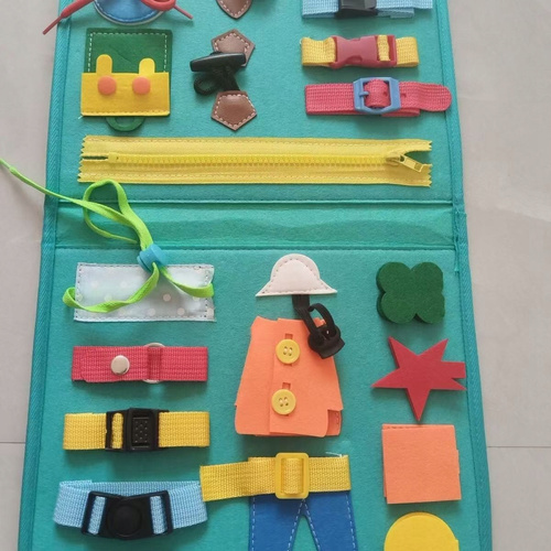 Tablica Manipulacyjna Interaktywna Nauka Podstawowych Czynności Dla Dzieci