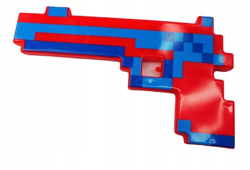 Pistolet Pikselowy Z Wzorami I Światłem I Dźwiękiem Zabawka Dla Dzieci