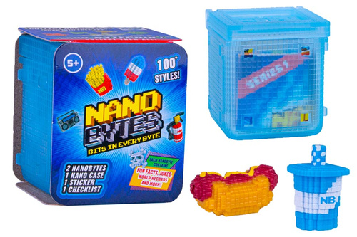 NANOBYTES SZKATUŁKA *36 Z DWOMA NANOBYTES DISPLAY
Dł 4 cm x Sz 4,5 cm W 4,5 cm
Waga : 30 g