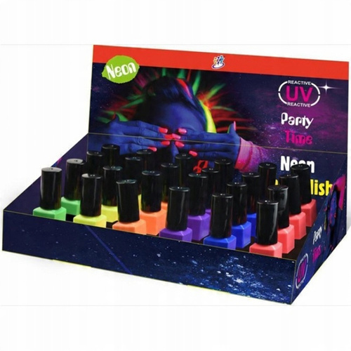 Bezpiczne Lakiery Do Paznokci Neonowe Świecą W Świetle Uv