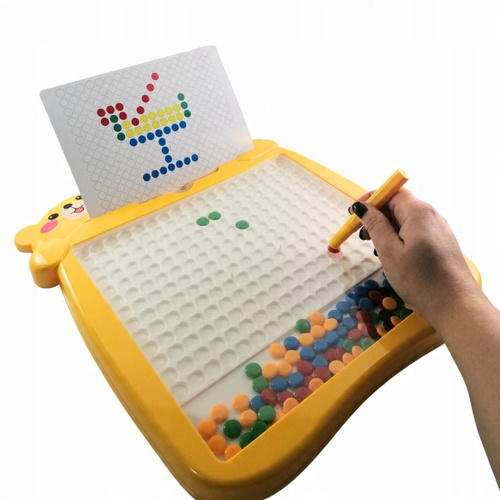 Magnetyczna Tablica Mozaika Układanka Kreatywna Dla Dzieci - 10 Szablonów