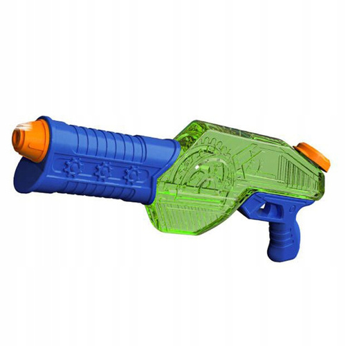 Pistolet Na Wodę 42 Cm Super Moc Z Przezroczystym Zbiornikiem
