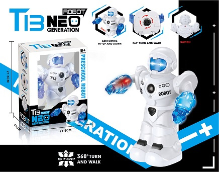 ROBOT PRESCHOOL BIAŁY NA BATERIE KARTON PAK 48/24
Wymiary 22x10x28 cm
Waga 292 g