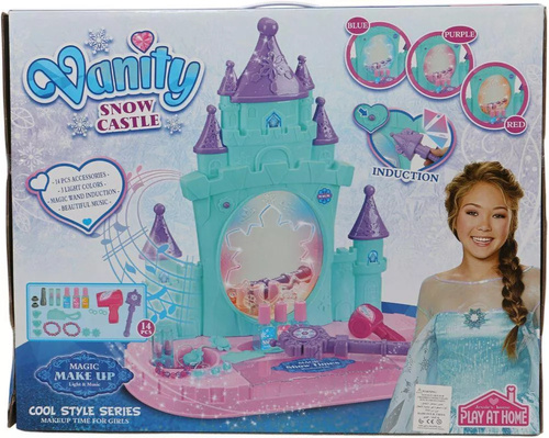 Toaletka Z Lustrem Dla Dzieci + Zamek Księżniczki