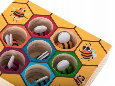 Gra Edukacyjna Rozwijająca Plaster Miodu Montessori