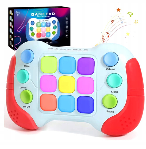Gra Zręcznościowa Pop It Popit Antystresowa GamePad Guziki Do Wciskania