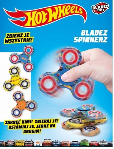 Hot Wheels Hand Fidget Spinner Oryginał Antystres