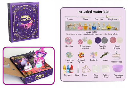 Zestaw Do Robienia Magicznych Mikstur W Książce Kreatywny Prezent
