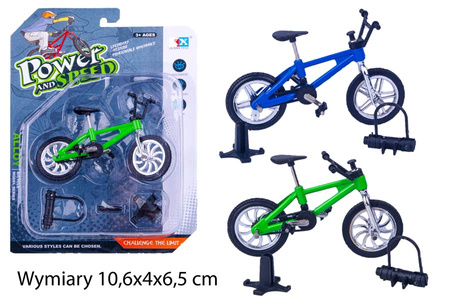 MINI ROWEREK POWER SPEED 55010 BLISTER  PAK 120/240
Wymiary 10,6x4x6,5 cm
Waga : 54 g