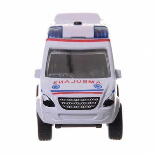 Auto Metalowe Ambulans Pogotowie Autko Polskie Dźwięki 11 Cm