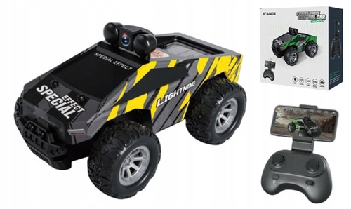 Auto Zdalnie Sterowane Z Kamerą Żółte Truck Off Road Aplikacja Na Telefon