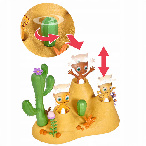 Wissper Świat Pustyni Zestaw Figurek + 3 Surykatki