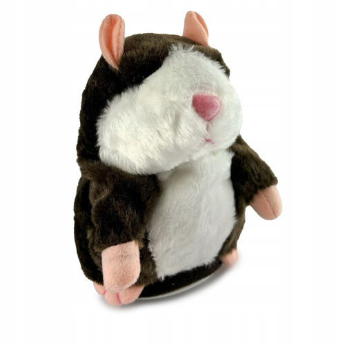 ZABAWKA GADAJĄCA INTERAKTYWNA POWTARZAJĄCA CHOMIK RUSZAJĄCY GŁOWĄ