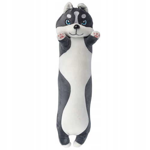 Pluszowy pies Przytulanka Husky Long Wałek 50 cm