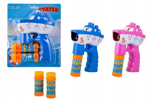 Pistolet Aparat Do Baniek Statek Wytwarzajacy Bańki Ze Światłem Dźwiękiem