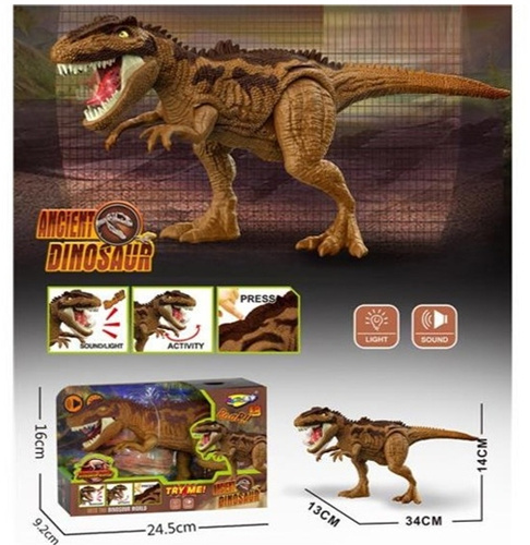 Realistyczny Dinozaur Zabawka Dla Dzieci Ryczy Tyranozaur
