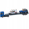Auto Laweta Z 2 Autami Niebieska Straż Modele Metalowe Auto-Truck