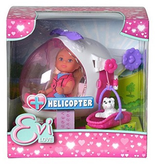 LALKA EVI W HELIKOPTERZE RATUNKOWYM DLA ZWIERZĄT KARTON