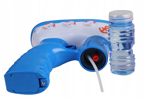 Pistolet Aparat Do Baniek Statek Wytwarzajacy Bańki Ze Światłem Dźwiękiem