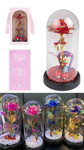 RÓŻA KOLOR MIX+ FIGURKI MIX W KRYSZTAŁKACH KARTON RÓŻ PAK 40
RÓŻ(FIGURKI OŚWIADCZYNY), CZERWONY(DZIEWCZYNKAZ GRZYBKAMI), BIAŁY(PARA Z GITARA),
NIEBIESKI(PARA Z GITARĄ)