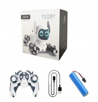 Pies Robot Na Gąsienicach Zdalnie Sterowany Z Akumulatorem