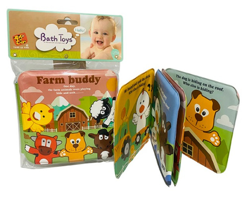 Książeczka do Kąpieli Na Farmie, pak 360
wymiar produktu: 18 x 2,7 x 25,5 cm
wymiar kartonu: 81 x 52 64 cm
waga 34 kg