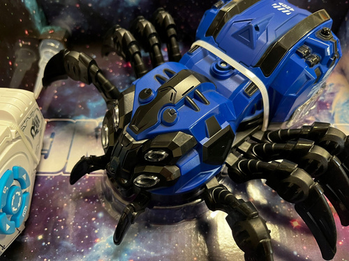 Robot Pająk Zdalnie Sterowany Pilotem z Efektami Światła Dźwięku i Parą