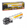Auto Cysterna Biała Długa 37cm Model Metalowa Kabina Auto-Truck