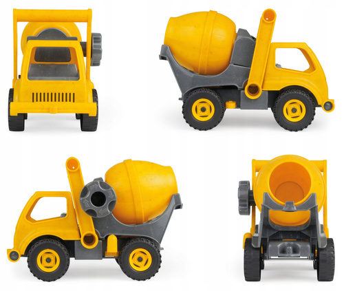 Lena ECO autko samochód betoniarka budowlana 36 cm materiały ekologiczne