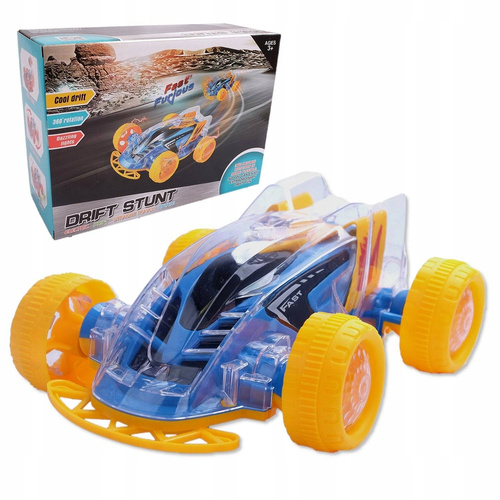 Auto drift rotacje jeździ światła dźwięk samochód