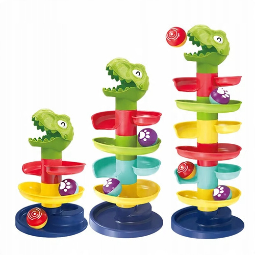 Wieża Z Piłeczkami Zjeżdżalnia Kuleczkowa Piłeczki Dla Maluchów Dinozaur