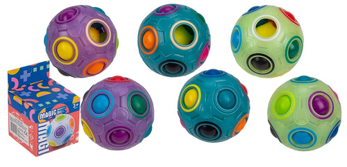 KULA LOGICZNA ANTYSTRESOWA SPINNER ŁAMIGŁÓWKA NORIMPEX CUBE MAGIC BALL