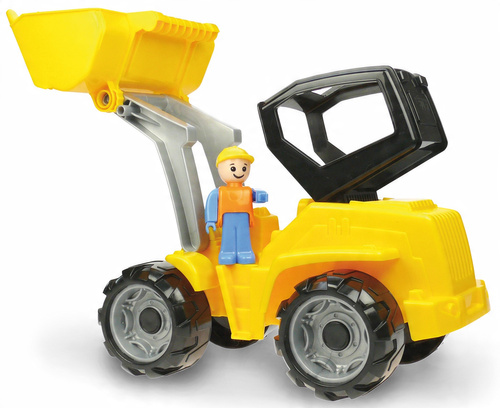 Lena Truxx Duża Koparko Spycharka Samochód Auto 37Cm Dla Dzieci