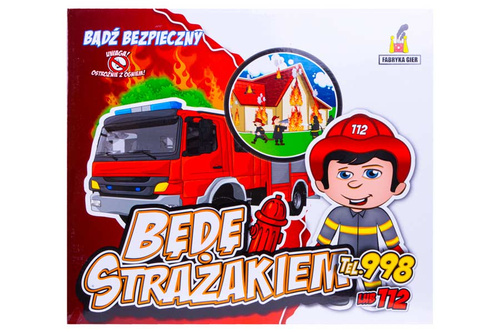 GRA BĘDĘ STRAŻAKIEM -3 GRY PLANSZOWE