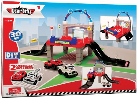 GARAŻ CITY Z DWOMA AUTAMI PAK 16