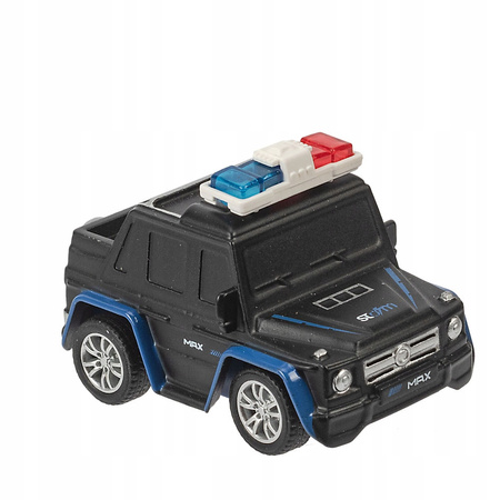 AUTO METALOWE NA RADIO MINI POLICJA W ZEGARKU Z ŁADOWARKĄ USB