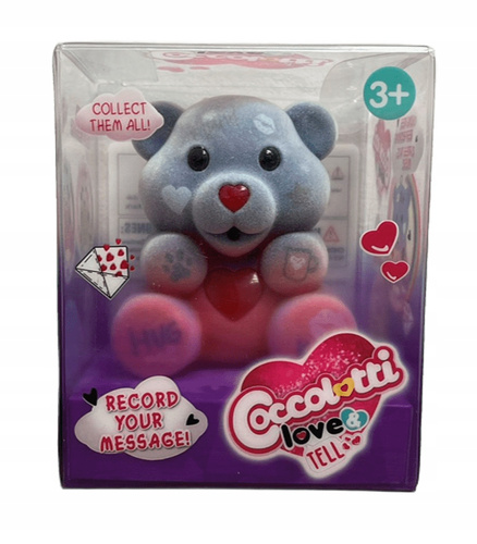 Miś z Serduszkiem, Funkcją Nagrywania i Melodyjką + Butelka do Karmienia