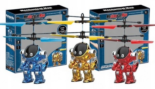 Robot Latający Nad Dłonią Interaktywny Żółty