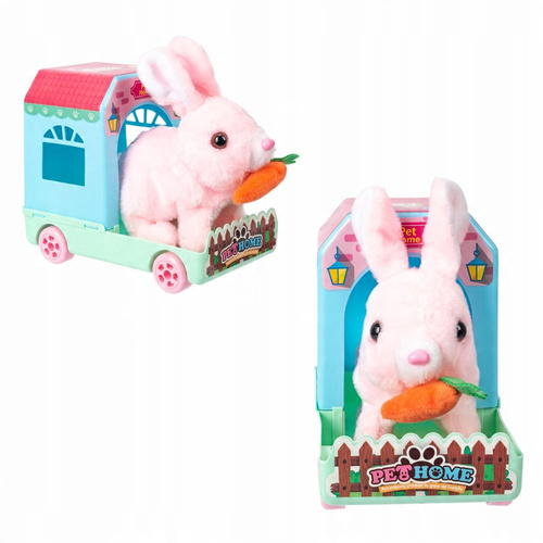 Królik W Transporterze Chodzący i Wydający Dźwięki Pet Home