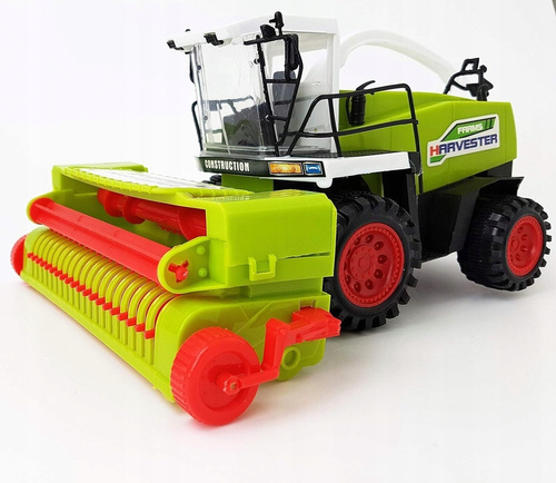 KOMBAJN POJAZD ROLNICZY ZABAWKA DLA DZIECI WYTRZYMAŁA KOLOROWA