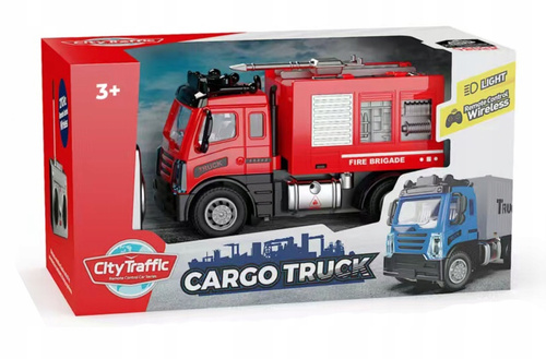 Auto Zdalnie Sterowane Cargo Truck Straż Pożarna Szybkie Zwrotne Na Pilota