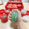 Gniotek Jelonek Świąteczny Żelowy Konfetti Sensoryczny Antystresowy Squishy