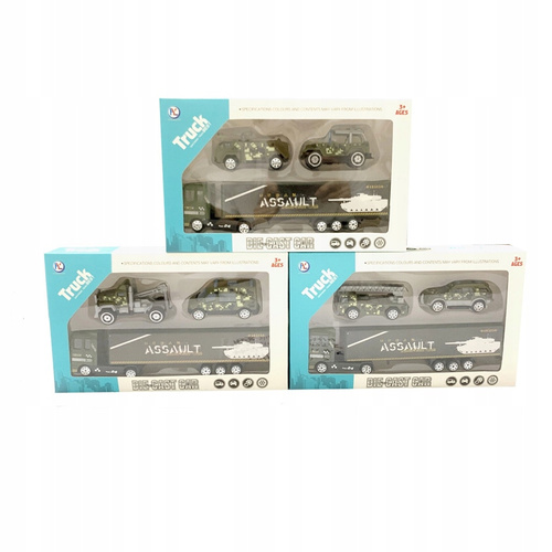 ZESTAW 3 AUTEK WOJSKOWYCH MILITARNYCH WYTRZYMAŁYCH REALISTYCZNYCH