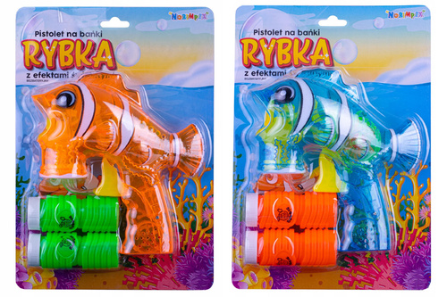 Aparat Do Baniek W Kształcie Rybki Wytwarzajacy Bańki Bezbateryjny