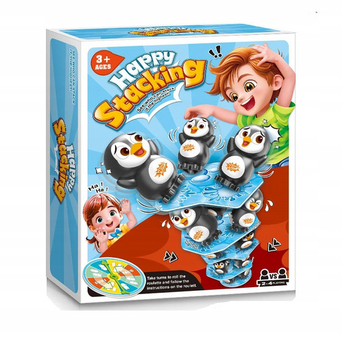 Gra Spadające Pingwiny Gra Zręcznościowa Gra Wieża Pingwinów Rywalizacja