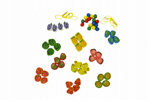 Drewniane Koraliki Owoce