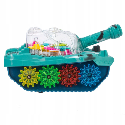 CZOŁG ŚWIECĄCY LED KOLOROWE TRYBIKI NA BATERIE INTERAKTYWNY DLA DZIECI